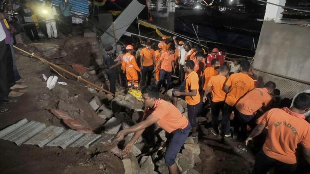 Seven Killed In Wall Collapse At Temple In Andhra Pradesh's Simhachalam do sex