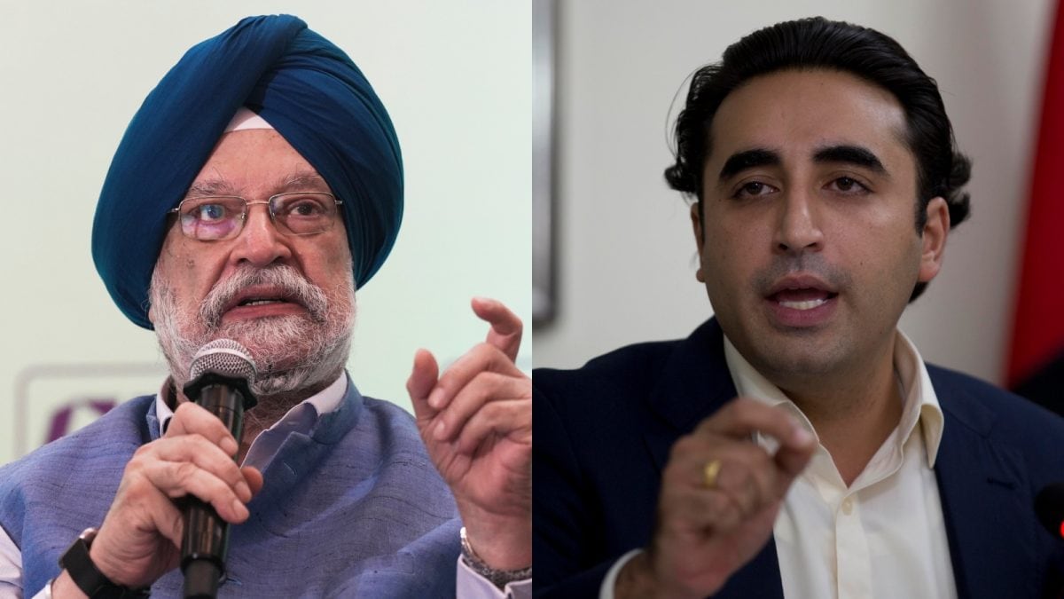 ‘Tell Him To Jump In Water’: Hardeep Puri Responds To Bilawal Bhutto’s ‘Blood’ Threat To India On IWT ‘Tell Him To Jump In Water’: Hardeep Puri Responds To Bilawal Bhutto’s ‘Blood’ Threat To India On IWT