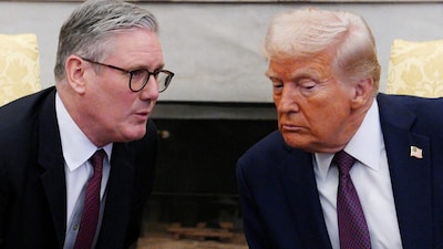 Britain's Prime Minister Keir Starmer with US President Donald Trump. (Reuters file photo)
