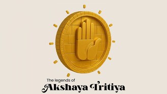 Explore the sacred tales of Akshaya Tritiya — from the birth of Lord Parashuram to the descent of the Ganga, the gift of the Akshaya Patra to the Pandavas, the wealth of Kubera bestowed by Goddess Lakshmi, and the divine beginning of the Mahabharata by Lord Ganesha and Ved Vyas. Each legend enriches the eternal essence of this auspicious day.