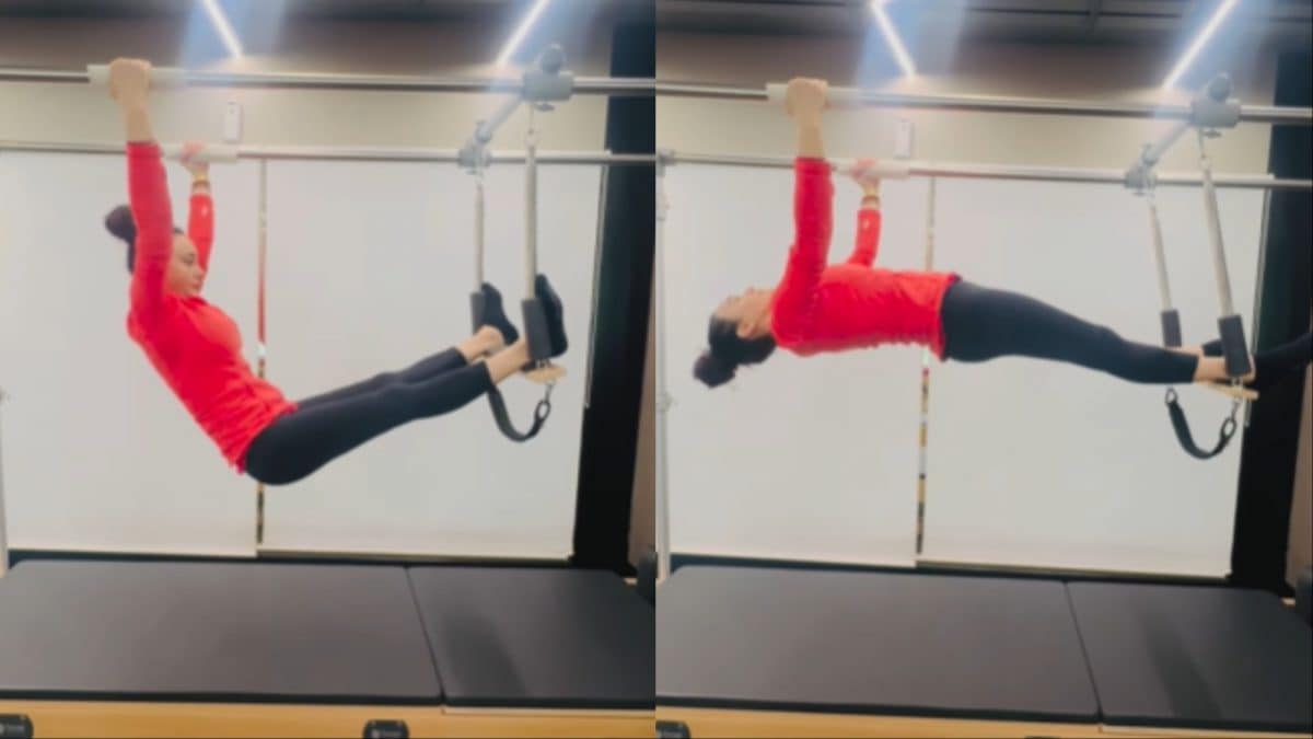 Preity Zinta Shows How She Keeps Her Spine Strong And Flexible With Pilates