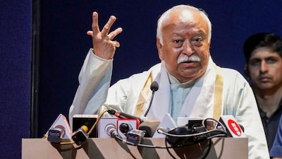 RSS Chief Mohan Bhagwat (PTI)