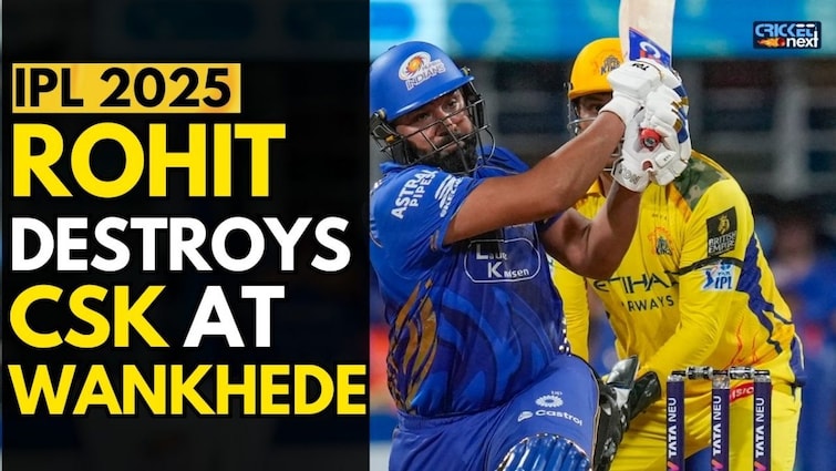 Rohit Sharma Smashes First Fifty of IPL 2025 in Style | Powers MI to Big Win Over CSK | MI vs CSK