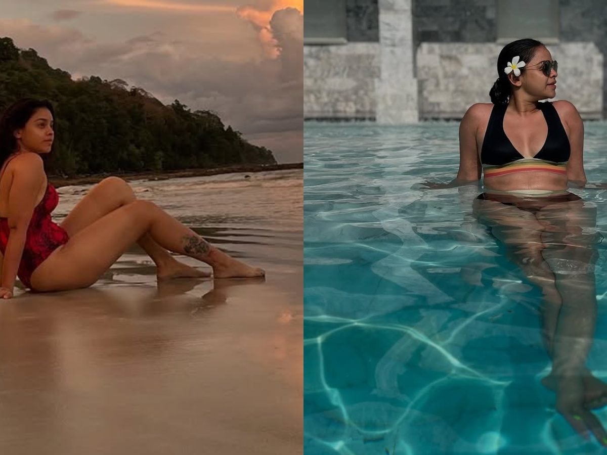 Sumona Chakravarti Turns Up Heat In Red Swimsuit, Black Bikini In Dreamy  Beach Vacay, Pics Go Viral | Movies News - News18