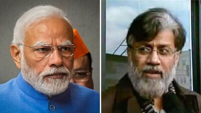 PM Modi (left) had expressed anger over Tahawwur Rana evading trial in India during the Congress rule.