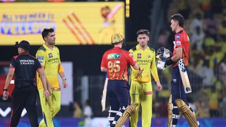 Team PBKS wins by 4 wickets during match 49 of the Indian Premier League season 18 (IPL 2025) between Chennai Super Kings and Punjab Kings held at the MA Chidambaram Stadium, Chennai on the 30th April 2025. (Sportzpics) 