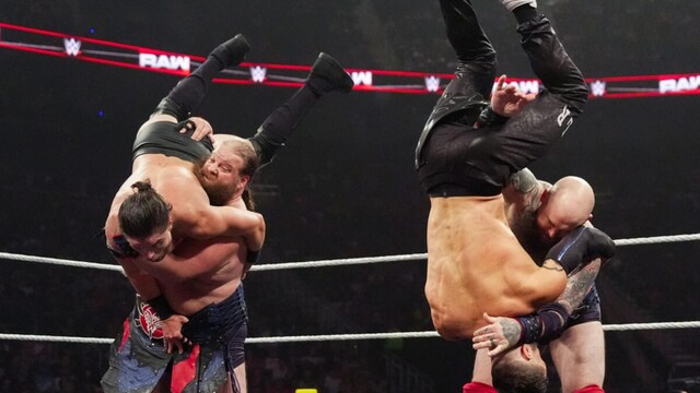 War Raiders got the better of Judgement Day. (Credit: WWE)