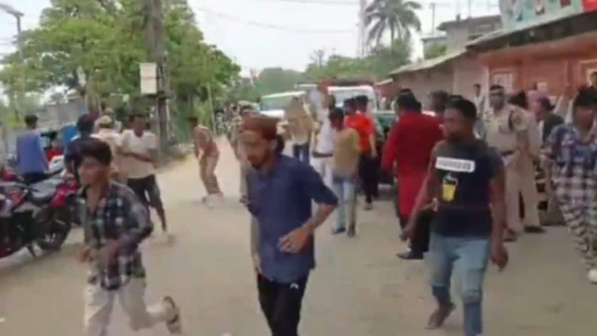 Stone-Pelting, Police Lathi Charge As Protest Over Waqf Act Turns Violent In Assam