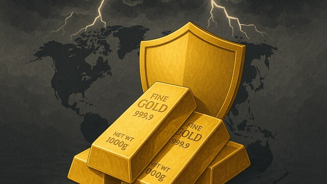 Gold is seen as a safe asset in uncertain times. 