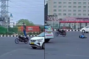 Biker Performs Stunt On Delhi-Gurugram Expressway, Video Goes Viral