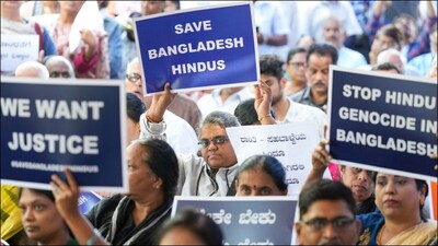 The interim government presides over a landscape where Hindu temples are burned, indigenous villages are razed, minority teachers are expelled under mob pressure, and religious minorities face threats of institutional discrimination. Representational image/PTI