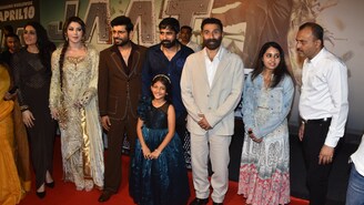 Jaat Screening: Sunny Deol, Dharmendra, Randeep Hooda Add Star Power, See Pics (Image: Viral Bhayani)