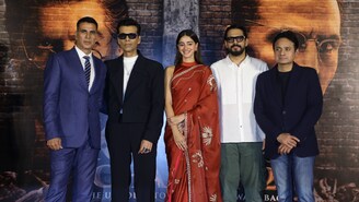 Kesari Chapter 2: Akshay Kumar, Karan Johar, Ananya Panday Attend Press Conference, See Pics (Image: Viral Bhayani)
