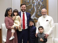 In Photos: PM Modi Meets US Vice President JD Vance And His Family In Delhi