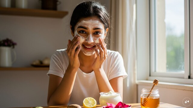 Simple home remedies that offer effective solutions to their daily skin care problems. (AI generated)