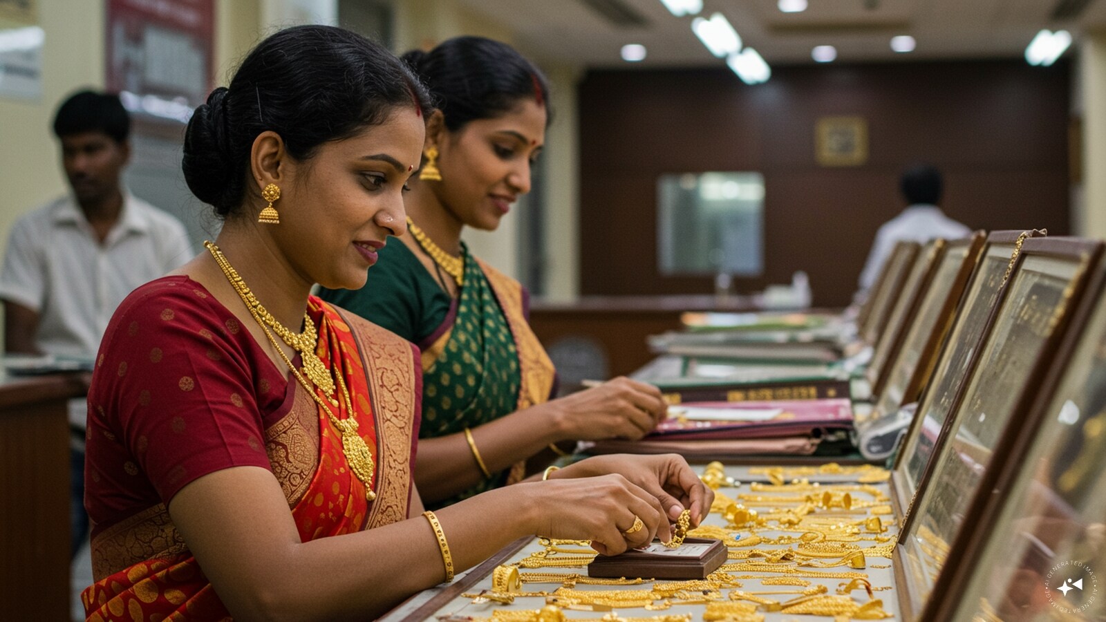 In Jaipur, 22K gold costs Rs 93,050 and 24K, 1,01,500. (File Photo) In Jaipur, 22K gold costs Rs 93,050 and 24K, 1,01,500. (File Photo)