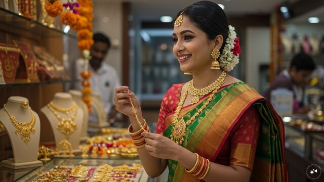 Akshaya Tritiya is closely associated with the tradition of purchasing gold, as it symbolises eternal prosperity and financial growth.