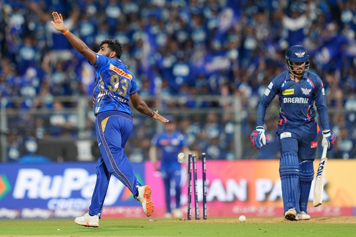 jasprit bumrah yorker bowled mumbai indians vs lucknow super giants ipl 2025 jasprit bumrah yorker bowled mumbai indians vs lucknow super giants ipl 2025