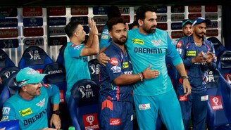 LSG head coach Justin Langer, captain Rishabh Pant and coach Zaheer Khan. (BCCI Photo)