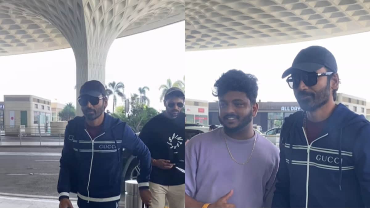 Dhanush In Gucci Tracksuit Turns Airport Into His Personal Runway