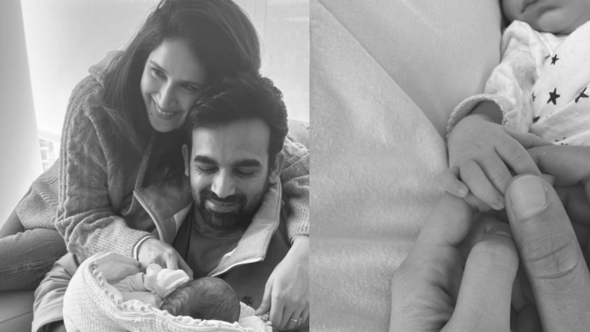Sagarika Ghatge and Zaheer Khan name son Fatehsinh Khan