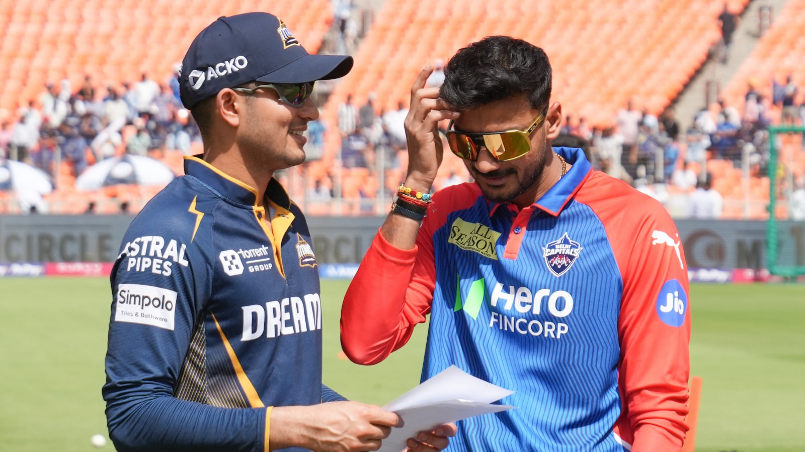 shubman gill, axar patel ipl 2025 gujarat titans vs delhi capitals shubman gill, axar patel ipl 2025 gujarat titans vs delhi capitals