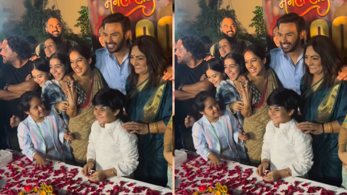Mangal Lakshmi Completes 400 Episodes, Team Celebrates With Cake-Cutting Ceremony – News18 Mangal Lakshmi Completes 400 Episodes, Team Celebrates With Cake-Cutting Ceremony – News18
