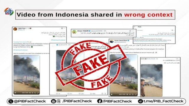 PIB said that several videos shared on social media accounts are fake and misleading. (Image Credit: X)