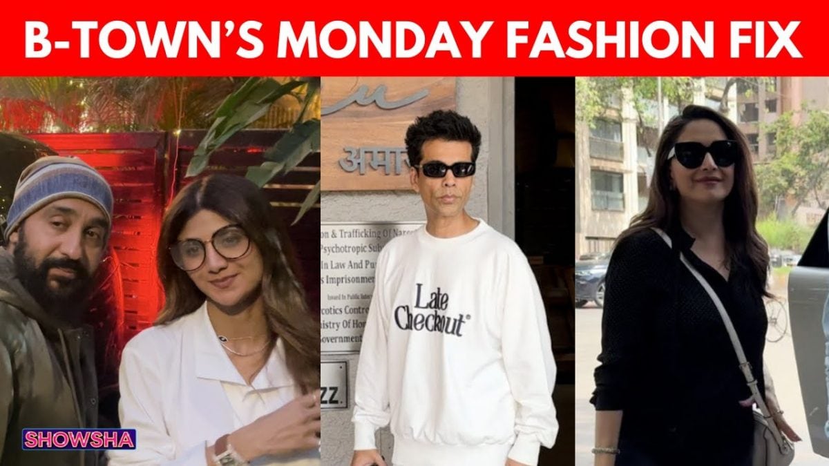 Shilpa Shetty, Karan Johar, Madhuri Dixit & Other Bollywood Celebs Step Out In Style | WATCH