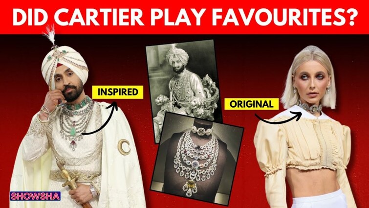 Diljit Dosanjh Denied Maharaja’s Cartier Necklace But Emma Chamberlain Got To Wear It?EXPLAINED;N18G