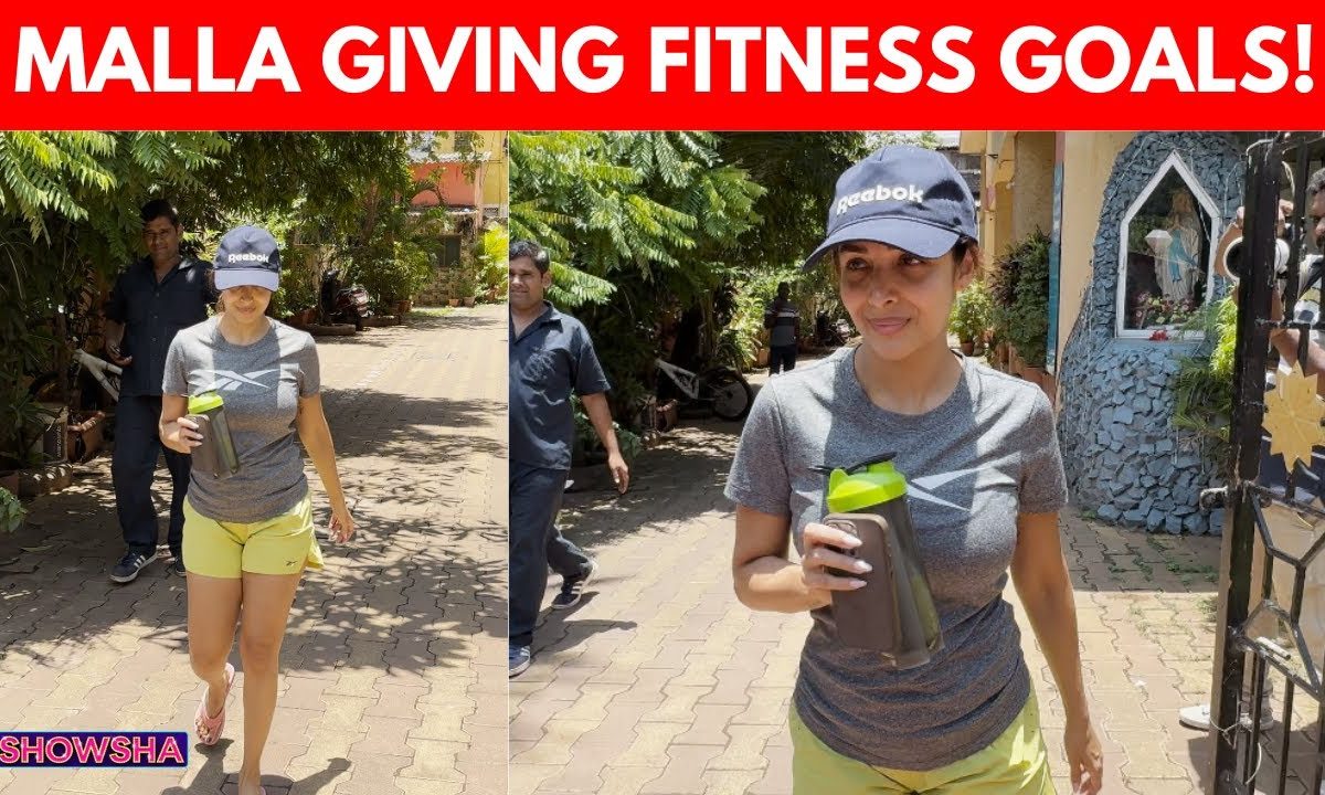 Malaika Arora Spotted Giving Fitness Goals As She Makes Her Way Out of The Gym I WATCH