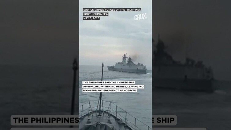 Watch | Philippine & Chinese Ships Come "Dangerously Close" in Near Contested Reef
