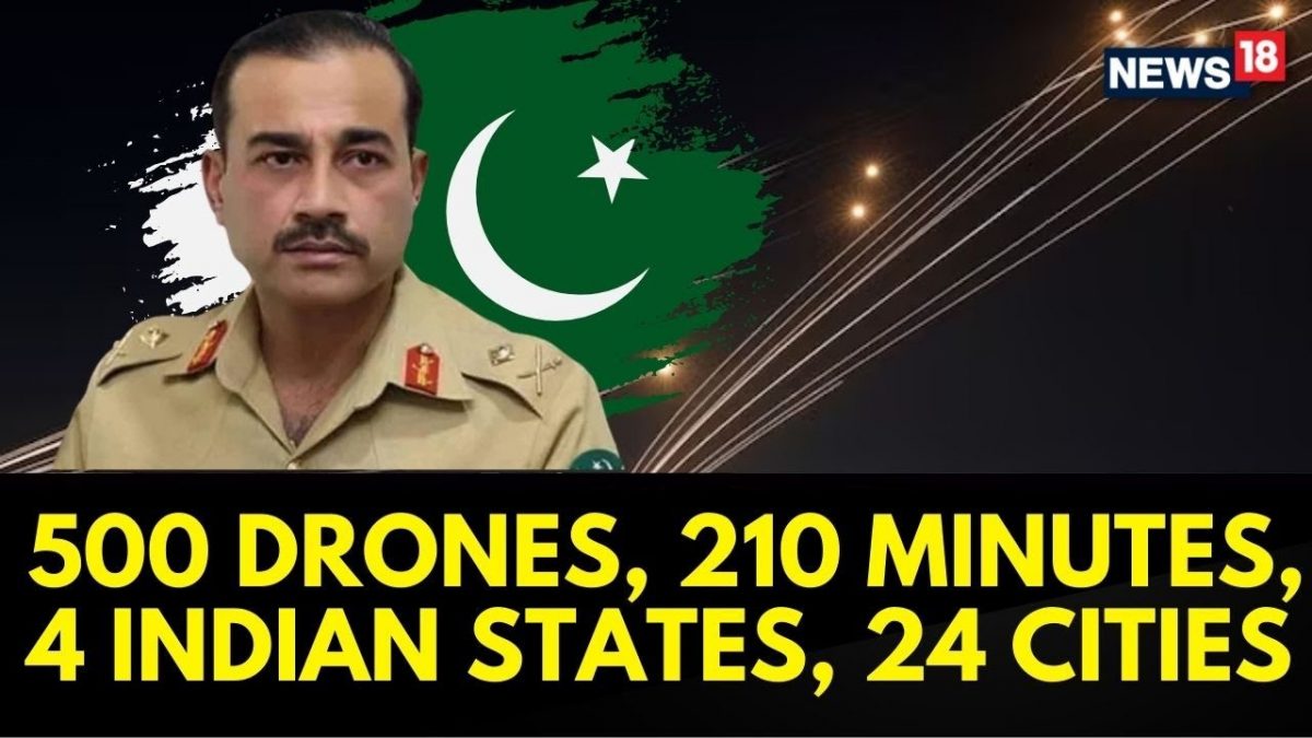 Pakistan 210 500 Drones, 210 Minutes, 4 Indian States, 24 Cities: Defence Sources ...