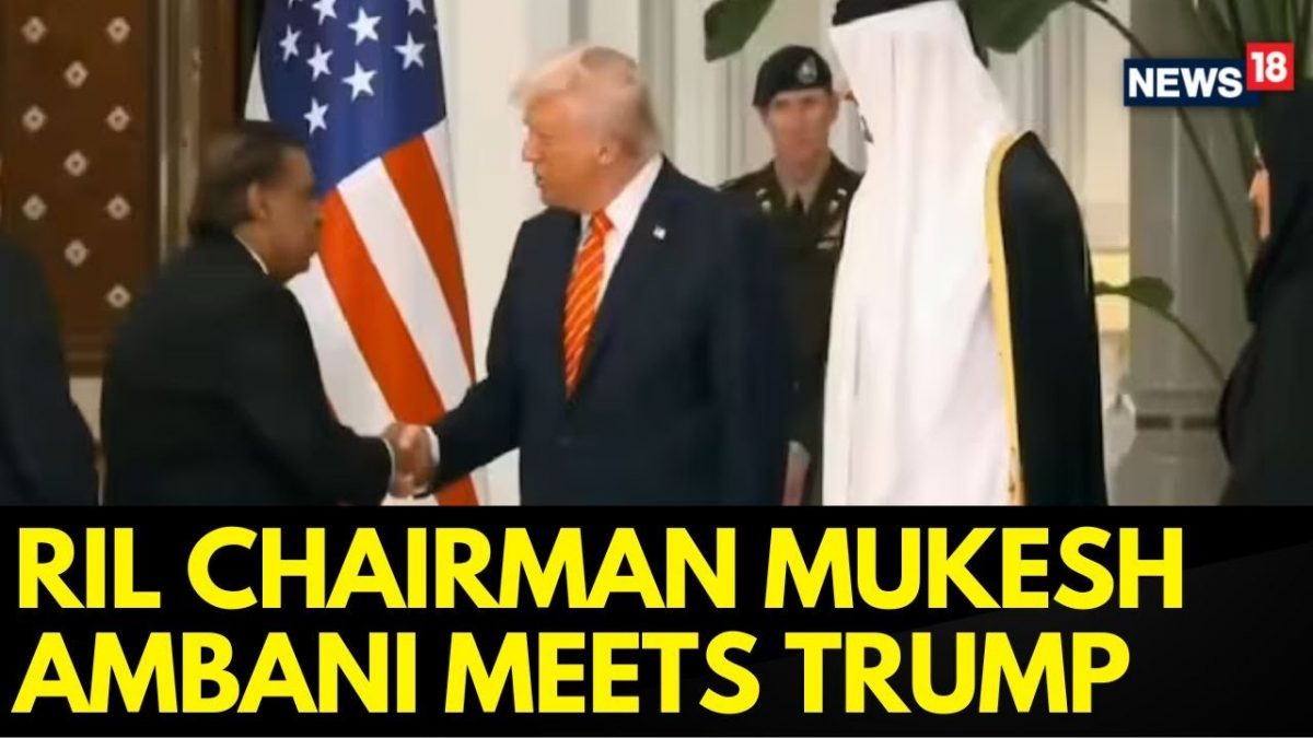 RIL Chairman Mukesh Ambani Meets Donald Trump, Qatari Emir At Lusail Palace, Attends State Dinner