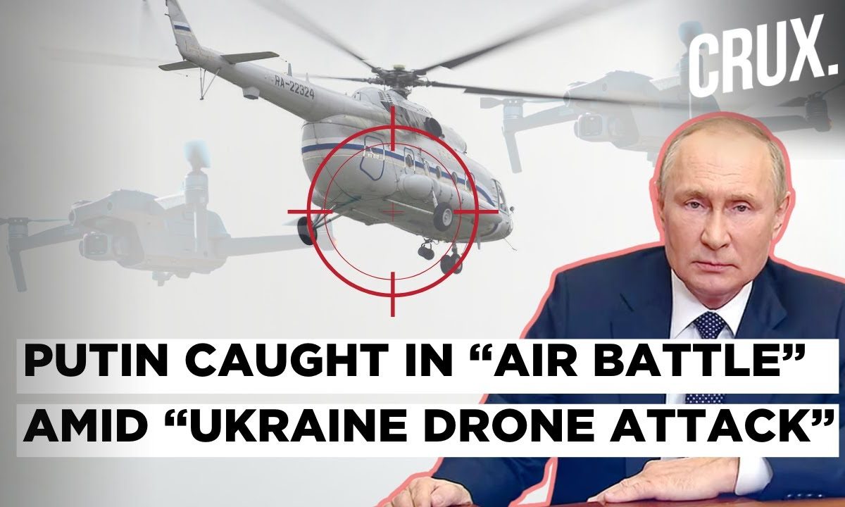 Putin's Chopper Caught successful  “air Battle" Amid “Ukraine Drone Attack”, US Threatens "Russia's Downfall"
