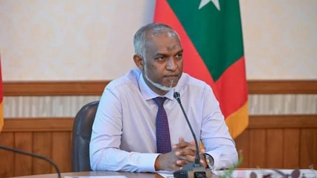 Maldivian President Mohamed Muizzu | File Image