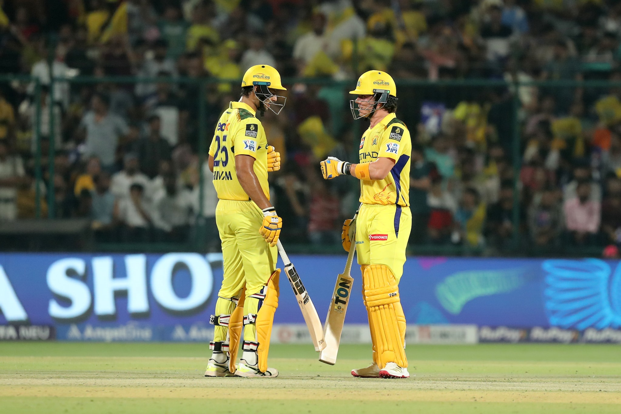 It was then time for Dewald Brevis to take over, alongside Shivam Dube, as the CSK hard-hitter revived their innings with a blistering 42 off 25 balls. (Sportzpics) It was then time for Dewald Brevis to take over, alongside Shivam Dube, as the CSK hard-hitter revived their innings with a blistering 42 off 25 balls. (Sportzpics)