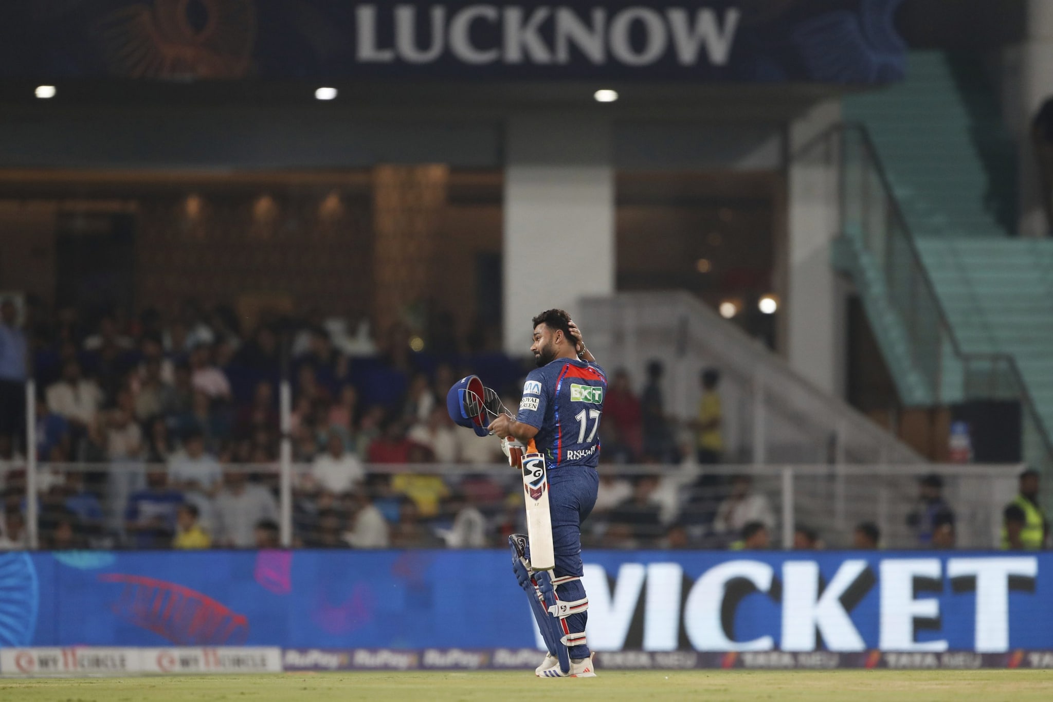 The LSG skipper was dismissed yet again prematurely, this time scoring just 7 runs against SRH. (Image: AP)
