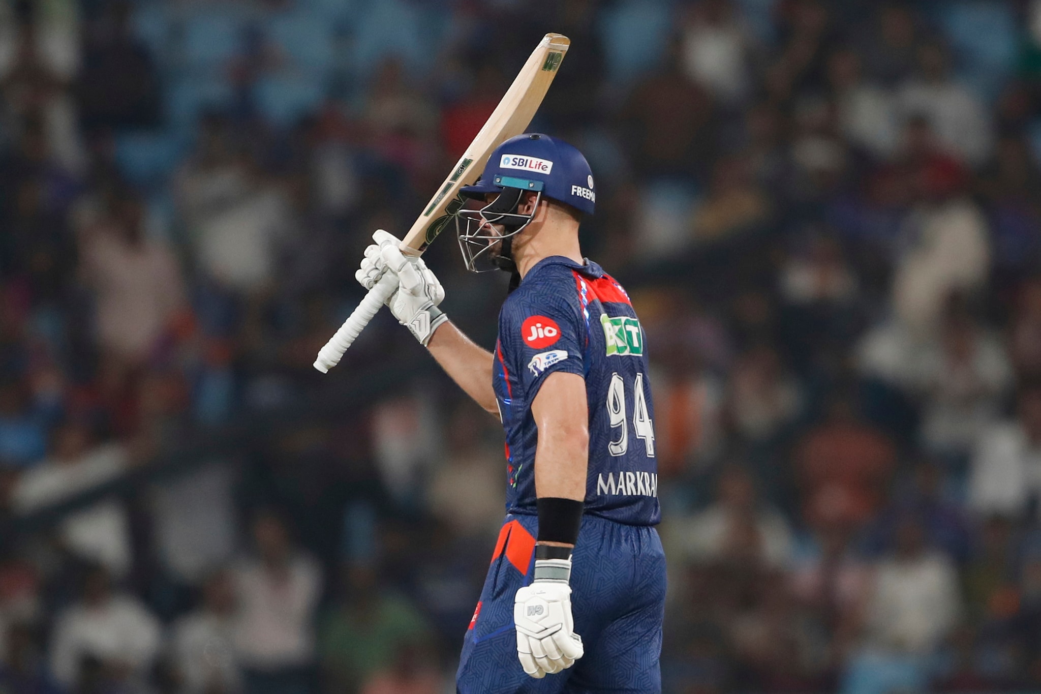 Despite solid batting efforts from LSG, with the likes of Aiden Markram and Mitchell Marsh giving a solid start, they were unable to get the job done. (Image: AP)