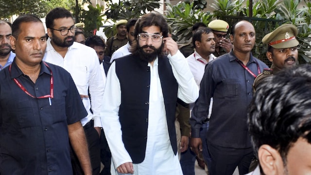 The SBSP, which Abbas Ansari represents, has shifted its allegiance towards the Bharatiya Janata Party since the 2022 assembly polls. While in alliance with the SP during the elections, it later joined the BJP government. File pic/PTI 
