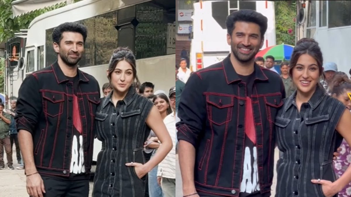 Sara Ali Khan, Aditya Roy Kapur Look Stylish, Get Papped At Hip Hop India Sets | Watch