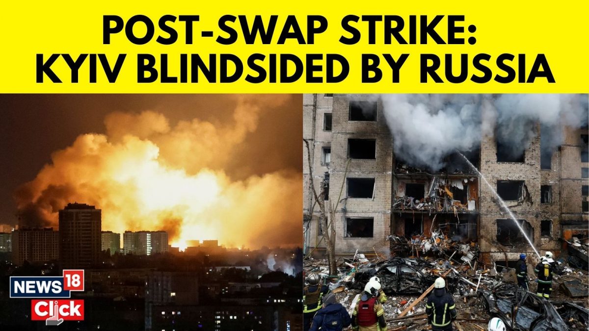 Explosions rock Kyiv as Russia launches airstrike after prisoner exchange – News18