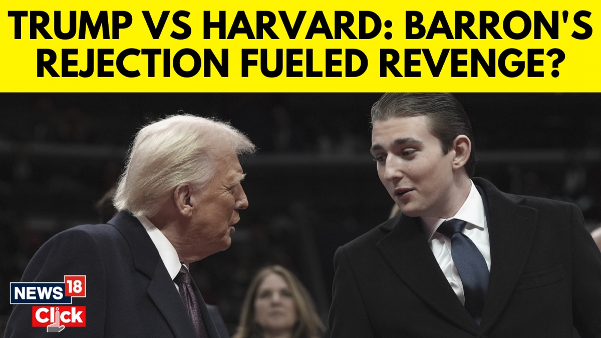 Trump vs Harvard: Did Barrons Rejection By University Fuel Revenge? – News18