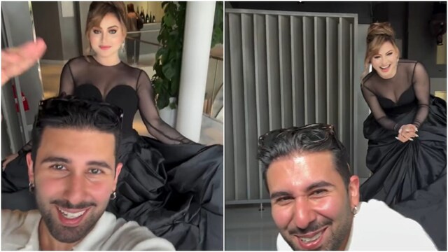 Orry and Urvashi Rautela's playful infinitesimal   astatine  Cannes 2025 went viral. 