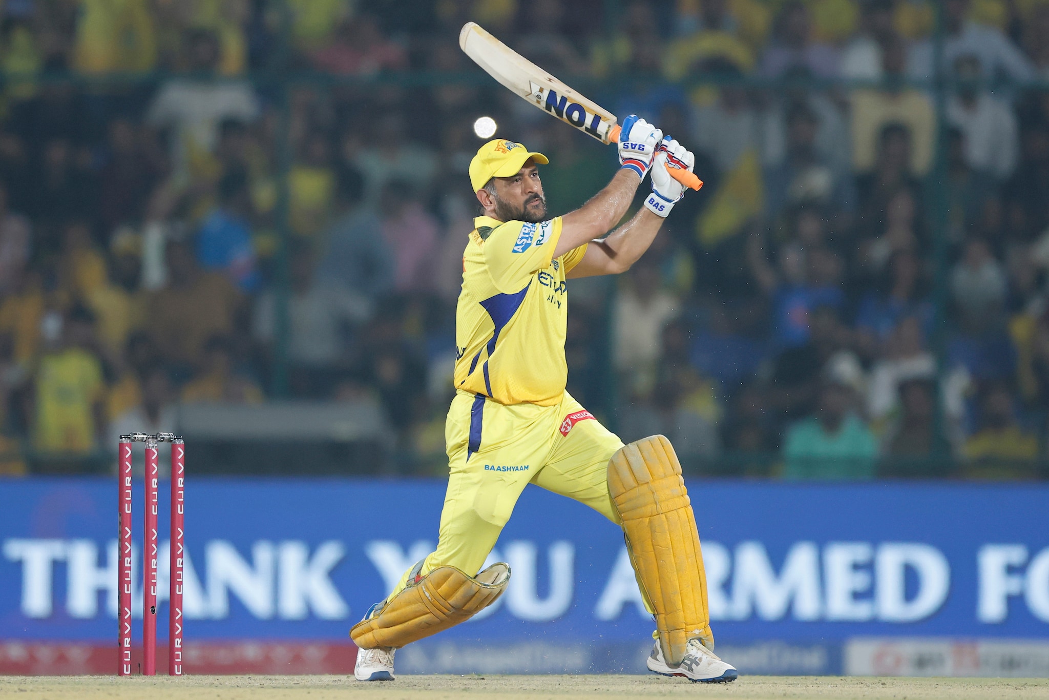 A hindered CSK then finally ended their outing with the bat, notching 187 runs on the board. (Sportzpics) A hindered CSK then finally ended their outing with the bat, notching 187 runs on the board. (Sportzpics)