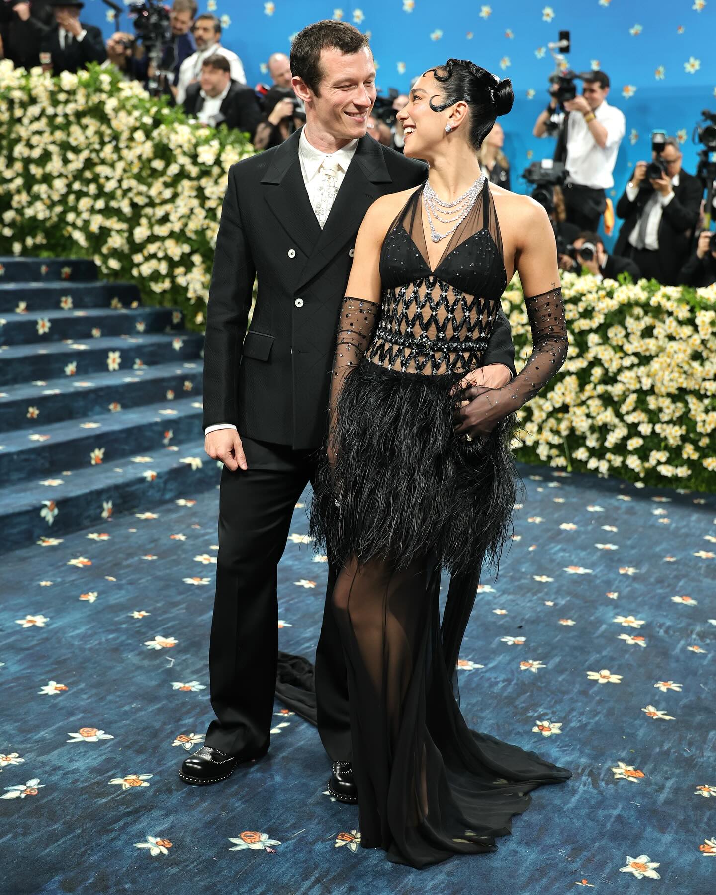 Dua Lipa Callum Turner Met Gala 2025 Dua Lipa Callum Turner Met Gala 2025