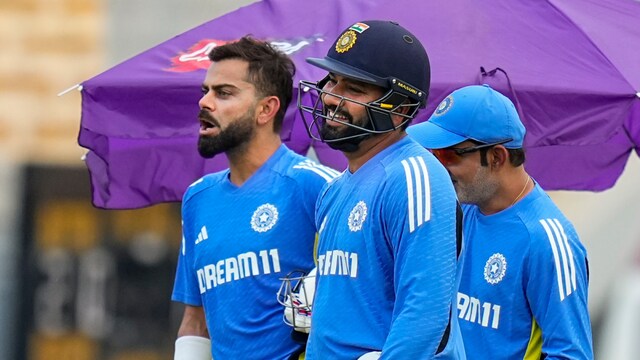 Gautam Gambhir with Virat Kohli and Rohit Sharma during Team India grooming  league   (PTI)