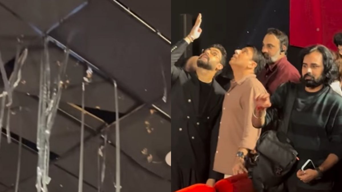 Abhishek Bachchan Narrowly Escapes Ceiling Mishap At Housefull 5 Trailer Launch Event