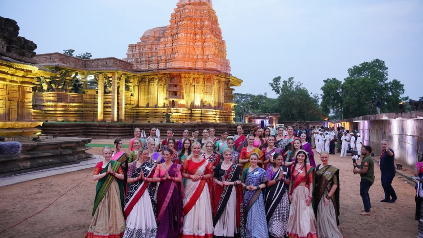 Miss World 2025 Contestants Embrace Indian Culture at Ramappa Temple