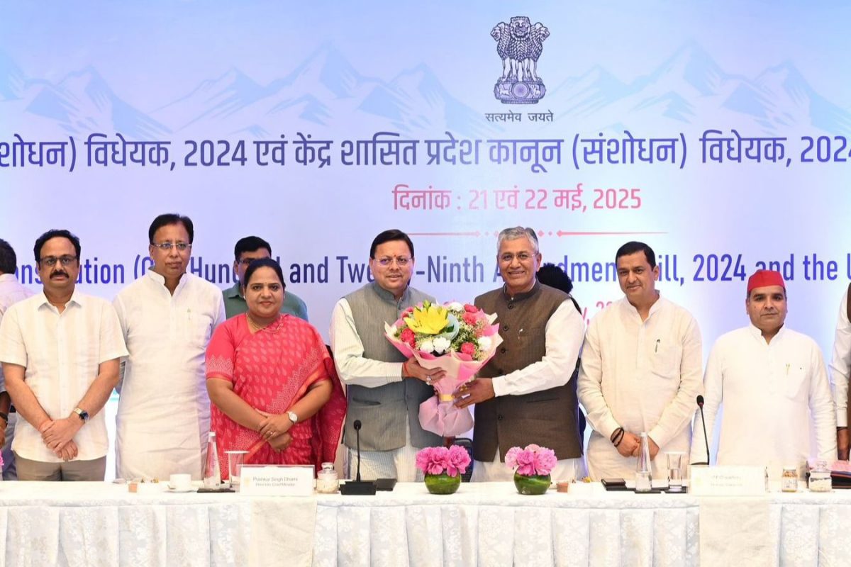 'One Nation One Election' Will Ensure Uninterrupted Governance: Uttarakhand CM Dhami To JPC